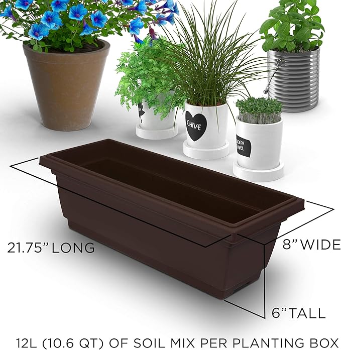 Outland Living 4-Ft Raised Garden Bed - Vertical Garden Freestanding Elevated Planters 4 Container Boxes - Good for Patio Balcony Indoor Outdoor - Perfect to Grow Vegetables Herbs Flowers
