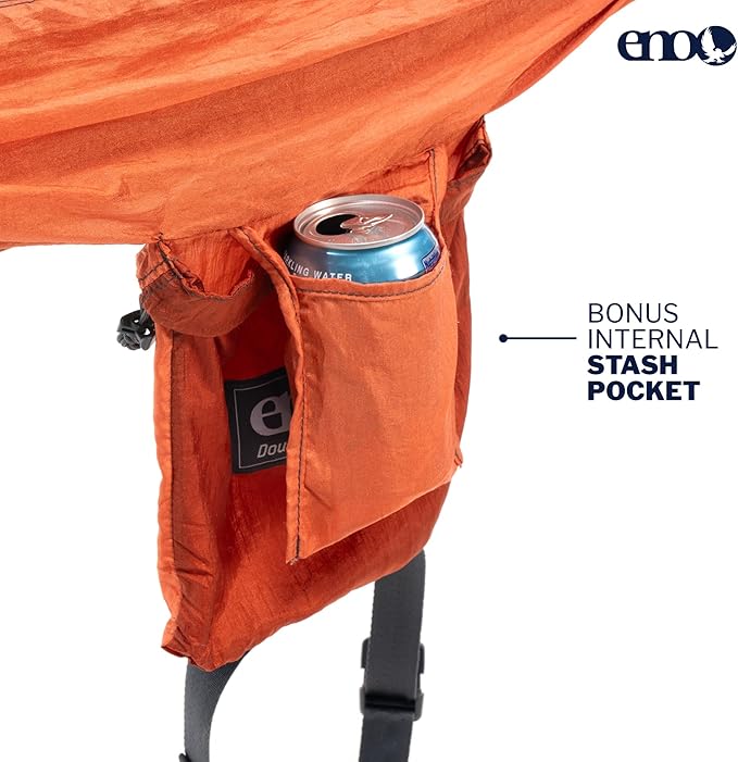 ENO, Eagles Nest Outfitters DoubleNest Lightweight Camping Hammock, 1 to 2 Person, Special Edition Colors, ATC