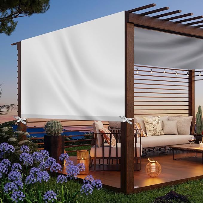 Universal Pergola Replacement Canopy Outdoor Canopy Shade Cover Waterproof Shade Top Cover for Outdoor Patio Porch Backyard(16 x 10 ft,Beige)