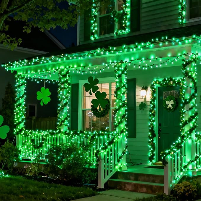 Brizled Color Changing RGB Christmas Lights, 66ft 200 LED Easter String Lights Music Sync, 120+ Modes Remote Dimmable Outdoor Mini Tree Light Indoor Plugin for St Patrick's Day Xmas Halloween