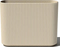 Veradek Demi Series Span Planter for Front Porch, Patio, Backyard | Durable Plastic-Stone Composite Material | Modern Décor for Shrubs, Flowers
