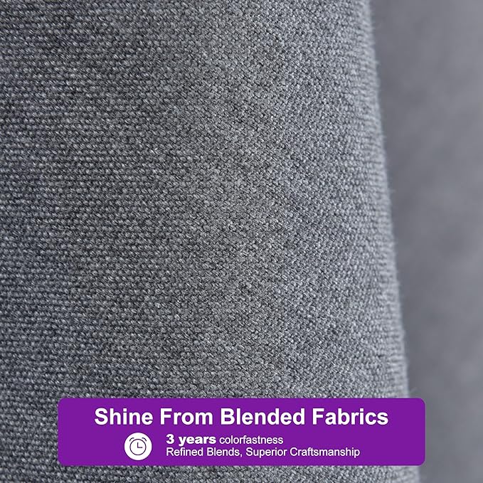 PURPLE LEAF Patio Umbrella 9' X 11.5' Rectangle Cantilever Umbrella Large Aluminum Outdoor Umbrellas with 360-degree Rotation & UPF40+ Premium Fabric for Deck Pool Garden Yard, Mist Grey