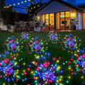 Garden Decor Solar Lights Outdoor,120LED Waterproof Colorful Solar Fairy Garden Lights for Outdoor Decoration,Yard, Patio, Porch,Flower Pot,Pathway,Christmas (8Pack)