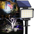 Solar Spot Lights Outdoor Waterproof for Flag, Tree, House, Garden, Yard, 3 Brightness Modes Solar Powered Landscape Spotlights 1 Pack Cool White
