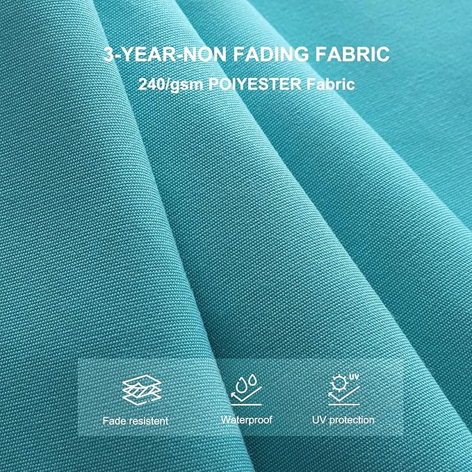 ABCCANOPY Patio Umbrella Cantilever Double Top Outdoor Offset Umbrella with 360° Rotation