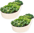 Plant & Plot Galvanized Raised Garden Beds Outdoor // 8×4×1 ft (2-Pack) Planter Raised Beds for Gardening, Vegetables, Flowers // Large Metal Garden Box // Patented Tool-Free Design (White)