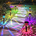 Solar Pathway Lights Outdoor Waterproof 16 Pack Color Changing Garden Light for Yard Patio Driveway Walkway Lawn Landscape Lighting for Outdoor Decor