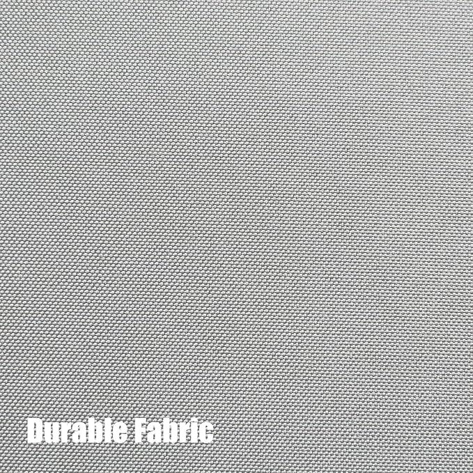 BONZER Waterproof Indoor/Outdoor Curtains for Patio Thick Privacy Grommet Curtains for Bedroom, Living Room, Porch, Pergola, Cabana, 1 Panel, 84W x 120L inch, Silver