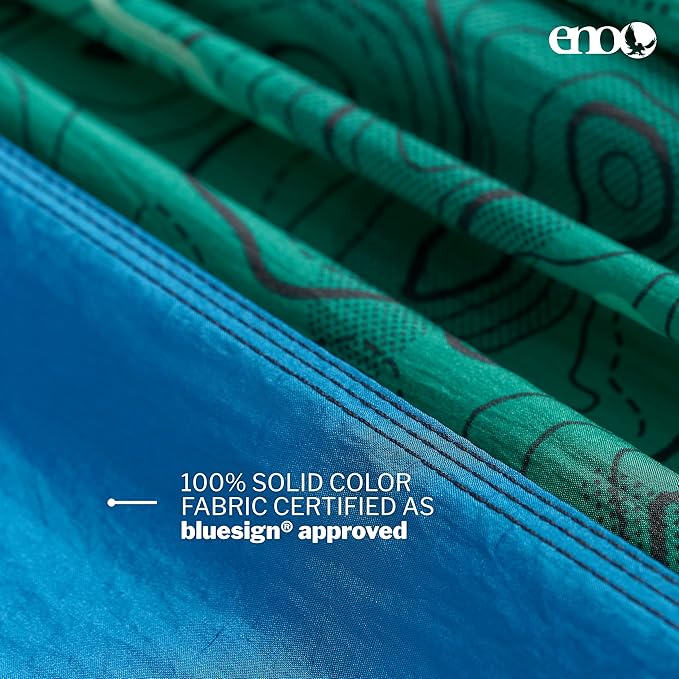 ENO, Eagles Nest Outfitters DoubleNest Lightweight Camping Hammock, 1 to 2 Person, Special Edition Colors, ATC