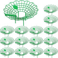 Iceyyyy 15 Pack Strawberry Plant Stand Supports-Strawberry Plant Support Stand Rack with 4 Support Feets-Growing Frame Holder Cage to Keep Berries Clean and Prevent Rot(15 Pack)