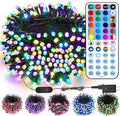 Brizled Color Changing RGB Christmas Lights, 66ft 200 LED Easter String Lights Music Sync, 120+ Modes Remote Dimmable Outdoor Mini Tree Light Indoor Plugin for St Patrick's Day Xmas Halloween