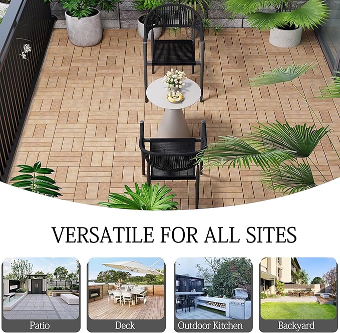 TWT Patio Dining Chairs Outdoor Stackable Dining Chairs for All Weather, Breathable Textilene Garden Outdoor Furniture for Backyard Deck (Black, Set of 4)