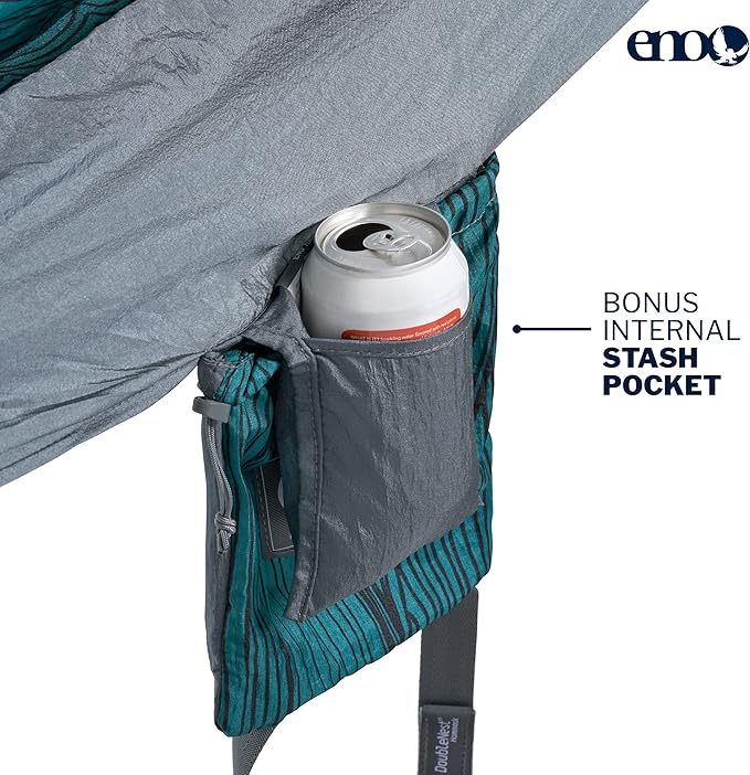 ENO, Eagles Nest Outfitters DoubleNest Lightweight Camping Hammock, 1 to 2 Person, Special Edition Colors, ATC