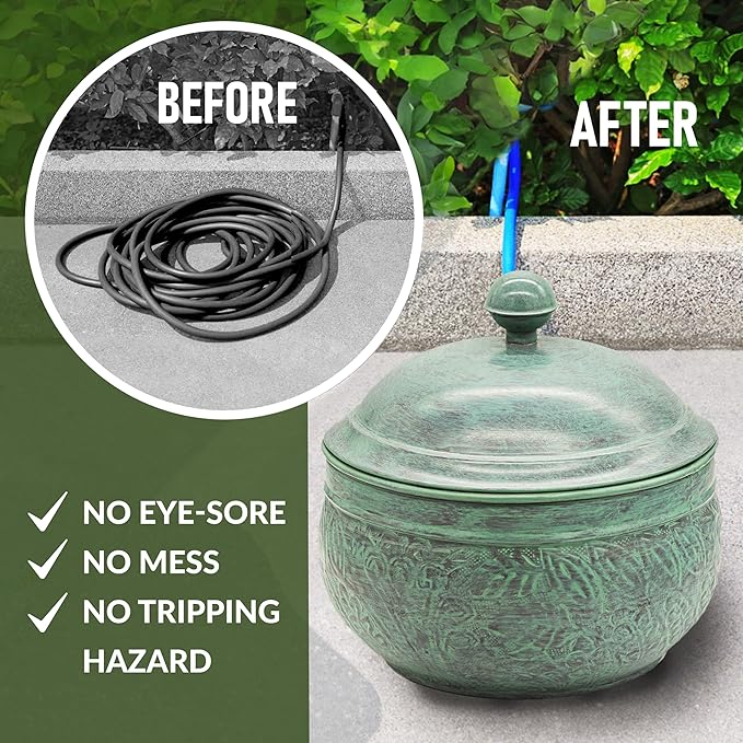 Key West Hose Pot with Lid - Blue Verde by Good Directions