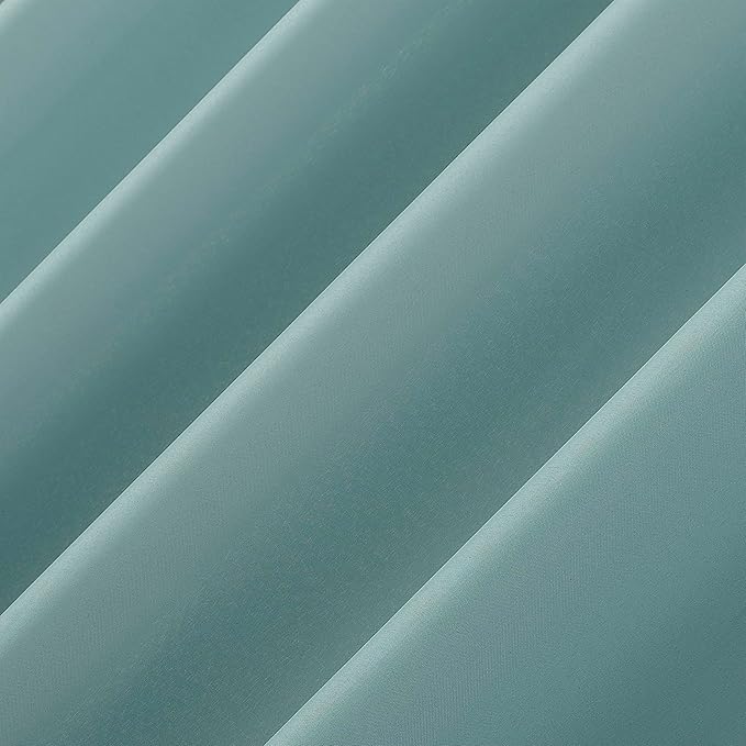 Sun Zero Marina Indoor/Outdoor UV Protectant Energy Efficient Grommet Curtain Panel, 54" x 108", Soft Teal
