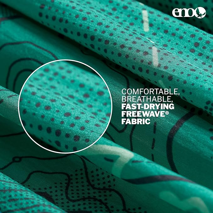 ENO, Eagles Nest Outfitters DoubleNest Lightweight Camping Hammock, 1 to 2 Person, Special Edition Colors, ATC