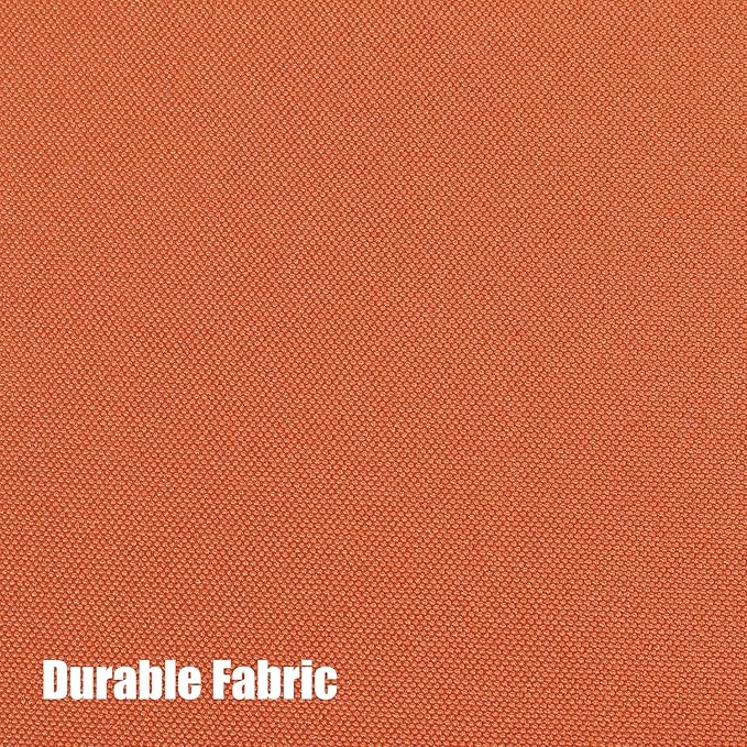 BONZER Outdoor Waterproof Curtains for Patio Extra Wide Grommet Light Filtering Outside Curtains for Gazebo, Porch, Pergola, Pavilion, 1 Panel, 150W x 95L inch, Mecca Orange