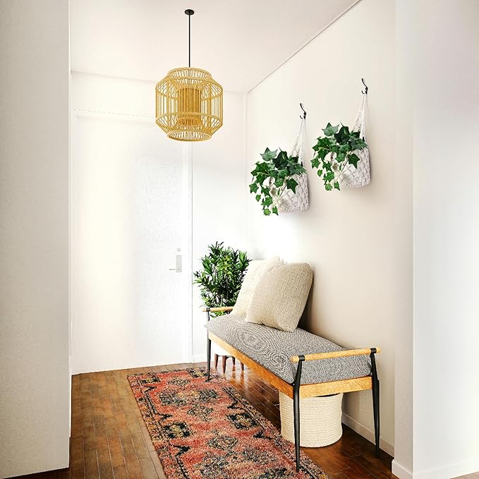 2 Packs Hanging Planters for Indoor Plants up to 6 in., Wall Plant Holder | Plant Hanger Indoor, Wall Planters for Indoor Plants, Hanging Plant (2PK, for 6 inch Pot)