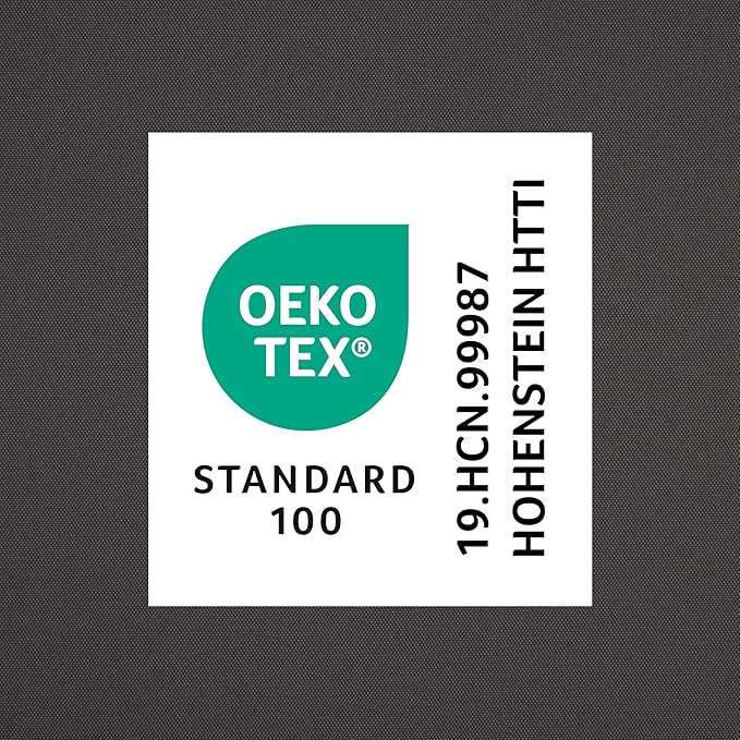 TOWN & COUNTRY BASICS Cabana Solid Heavyweight Indoor Outdoor Curtains, Light Filtering Opacity with Grommet Top, Water Repellent, 2-Pack Set, 54"x108", Charcoal