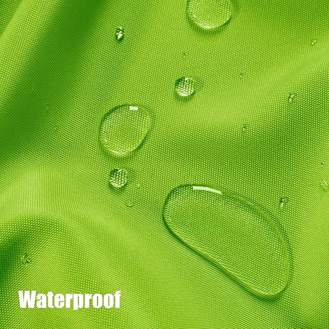BONZER Outdoor Waterproof Curtains for Patio Privacy Grommet Light Filtering Outside Curtains for Gazebo, Porch, Pergola, Pavilion, 1 Panel, 54W x 95L inch, Green