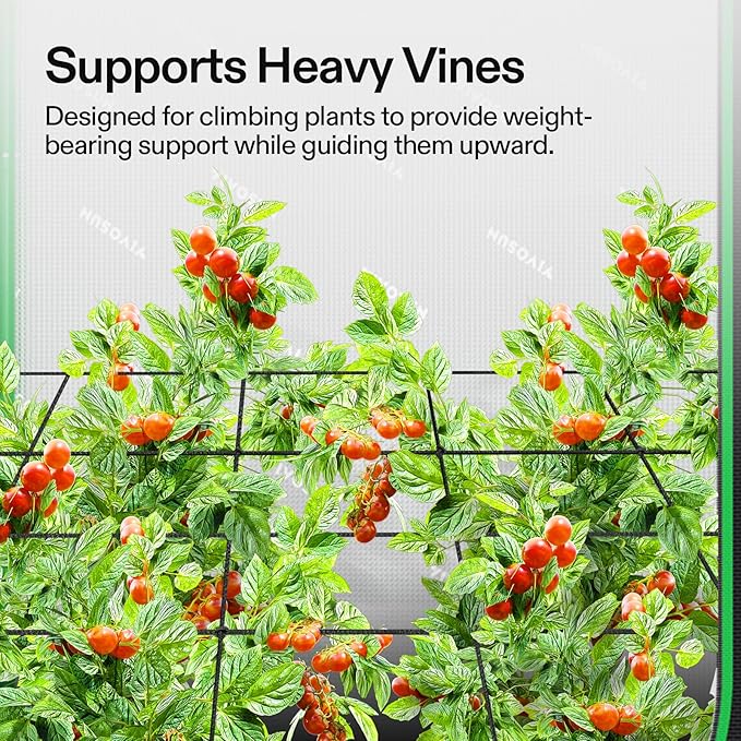 VIVOSUN 2 x 4Ft. Elastic Trellis Netting with 4 Hooks for Climbing Plants, Vegetables, Fruits, and Flowers, 1-Pack