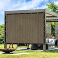 Artpuch Outdoor Pergola Shade Cover 15x24 FT Sun Shade Cloth with Grommets Mocha 90% UV Protection Canopy Patio Privacy Screen (Customized Available)