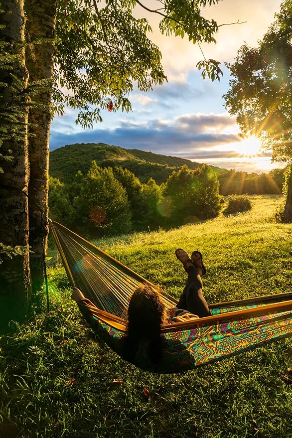 ENO, Eagles Nest Outfitters DoubleNest Lightweight Camping Hammock, 1 to 2 Person, Special Edition Colors, ATC