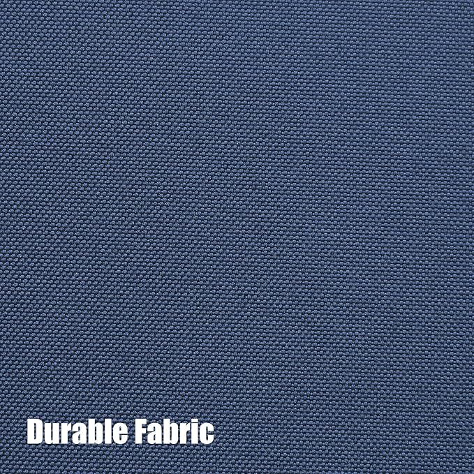 BONZER Waterproof Indoor/Outdoor Curtains for Patio Thick Privacy Wide Grommet Curtains for Bedroom, Living Room, Porch, Pergola, Cabana, 1 Panel, 110W x 120L inch, Navy
