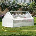 Raised Garden Bed with Self-Watering System, 6x3x1 ft Elevated Planter Boxes Outdoor with PE Cover, Galvanized Raised Beds for Gardening,Vegetables,Flowers, Backyard, Patio