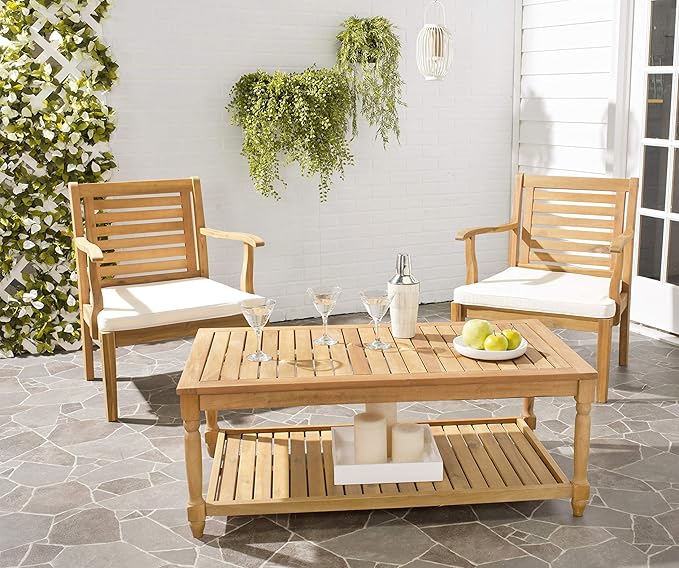 SAFAVIEH Outdoor Collection Oakley Coffee Table