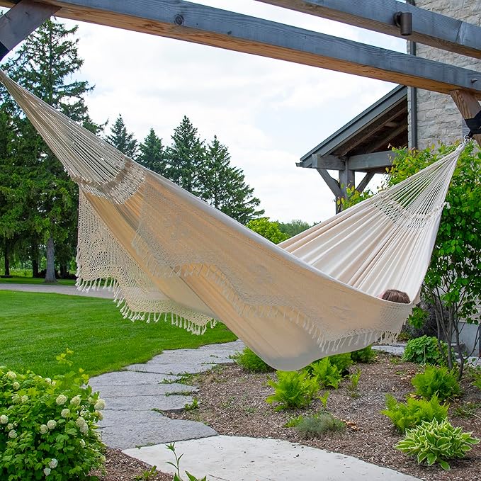 Vivere Authentic Brazilian Elegant Hammock - 450 lb Capacity