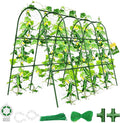 Cucumber Trellis for Raised Bed,U-Shape Garden Trellis for Climbing Plants Outdoor, Metal Arch Vegetables Trellis, Plant Support for Vine (Green, 63" Lx21.6 Wx47.2 H-Large)