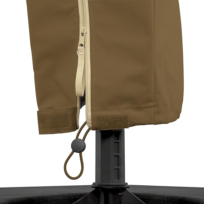 Classic Accessories Veranda Water-Resistant 13 Foot Offset Banana Frame Patio Umbrella Cover, Outdoor Umbrella Cover