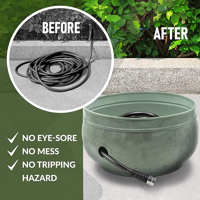 Sonoma Hose Pot - Blue Verde Brass by Good Directions