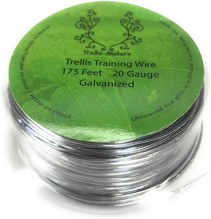 Plants Trellis Training Wire Single Coil (Metal, 175Ft)