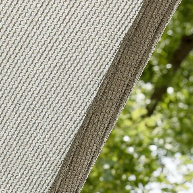 Amgo Custom Size 14' x 19' x 23.6' Gray Right Triangle Sun Shade Sail UPF50+ AGTAPRT12, Order to Make Canopy Awning, 95% UV Blockage, Water & Air Permeable, Commercial Standard (We Customize)