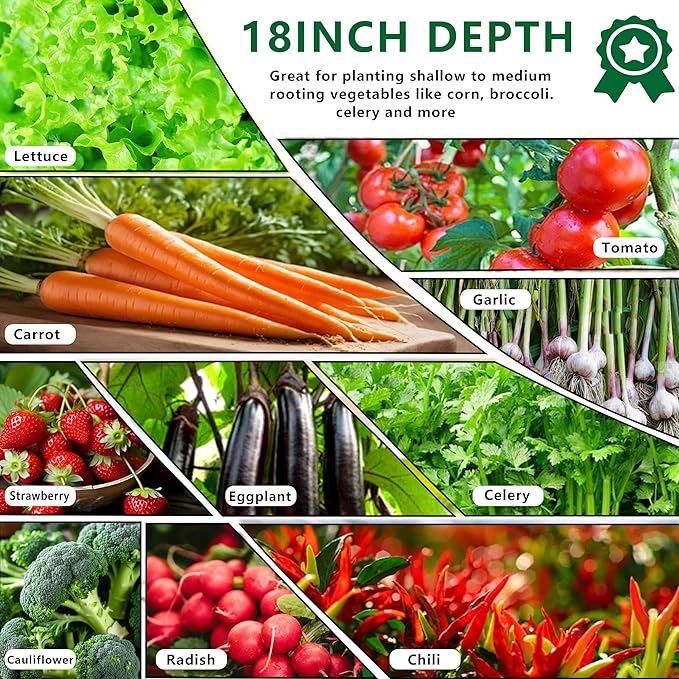 8x4x1.5FT Galvanized Raised Garden Bed,Vegetable Boxes-Rectangle Metal Flower Box,Large Planter Raised Beds Outdoor Garden for Planting,Fruit,Herb-Black