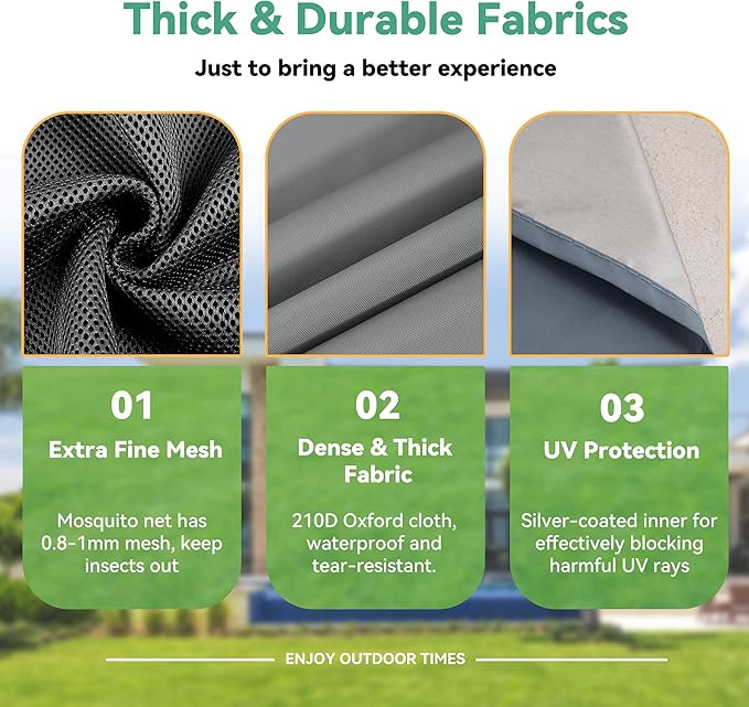 COBIZI 10x15 FT Pop up Gazebo on Clearance - Outdoor pop up Canopy Tent,carpas para Patio, Shelter - Screen Tents with Portable Carry Bag, Patio Gazebos for Camping,Garden,Deck,Backyard,Darkgrey