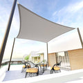 Tronssien Rectangle 10'x13' Sun Shade Sail,95% UV Blockage Canopy Awning for Outdoor Patio and Garden, Yard Activities