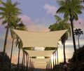 Amgo 16' x 20' Beige Rectangle Sun Shade Sail Canopy Awning UPF50+ AGTAPR1620, 95% UV Blockage, Water & Air Permeable, Commercial and Residential, 3 Years Warranty (We Make Custom Size)