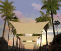 Amgo 14' x 14' x 19.8' Beige Right Triangle Sun Shade Sail UPF50+ Canopy Awning AGSLT, 95% UV Blockage, Water & Air Permeable, 200GSM Heavy Duty Commercial Series(We Make Custom Sizes)