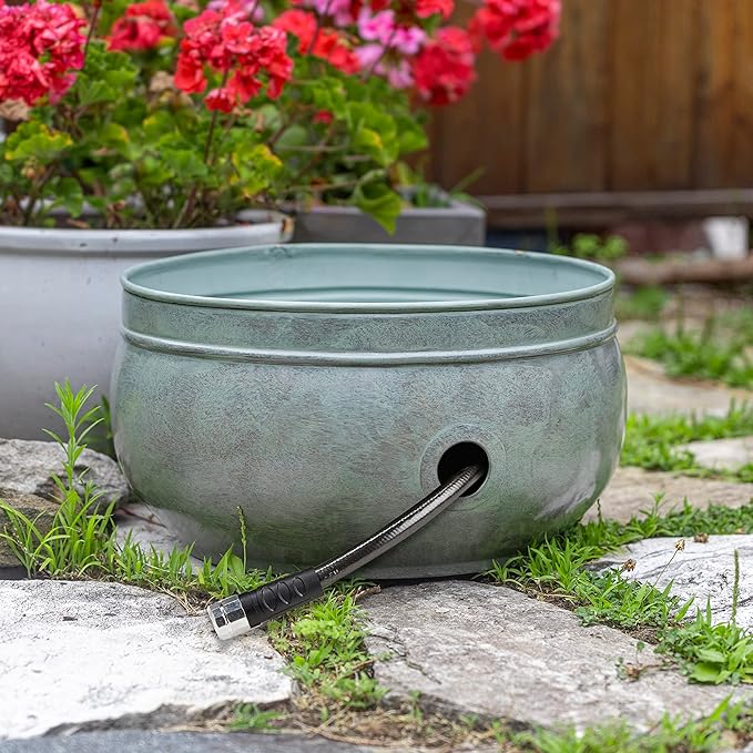 Sonoma Hose Pot - Blue Verde Brass by Good Directions