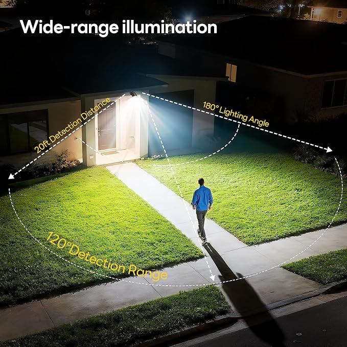 Battery Operated Motion Sensor Light,4000mAh Rechargeable Battery Powered Spotlight 600 Lumen Outdoor IP65 Waterproof for Porch,Yard,Wall,Garden with Dusk to Dawn (Brown-2pcs)