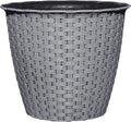 Classic Home and Garden Nantucket Planter, 8" Harbor Gray